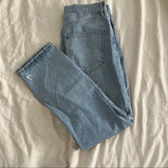 AGOLDE Riley High Rise Straight - Picture 7 of 8